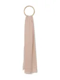 BOSS geometric-pattern scarf - Pink