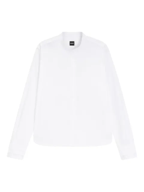 BOSS stand-collar shirt