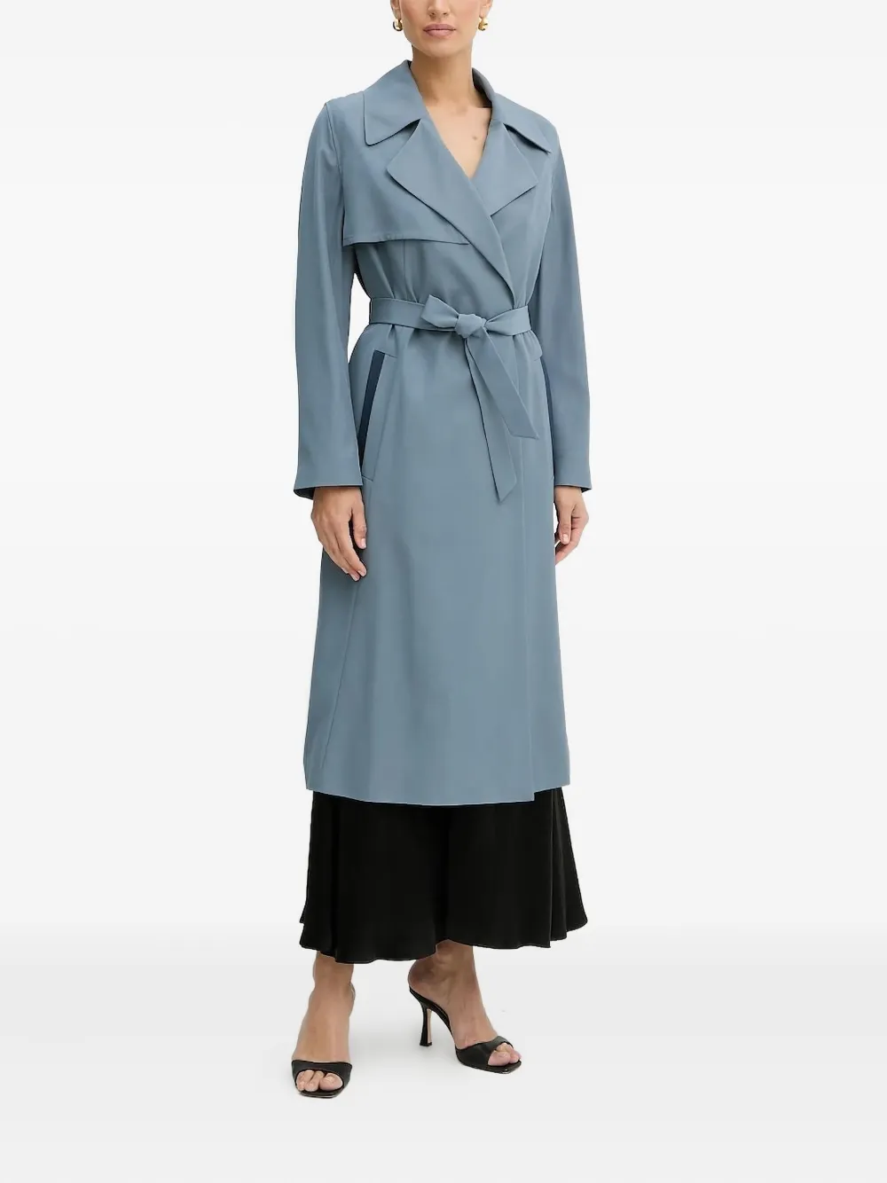 BOSS belted panelled trench coat | Trench Coats & Raincoats | Image 2