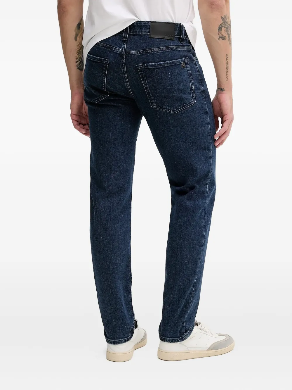 BOSS leather-patch jeans | Regular & Straight-Leg Jeans | Image 2