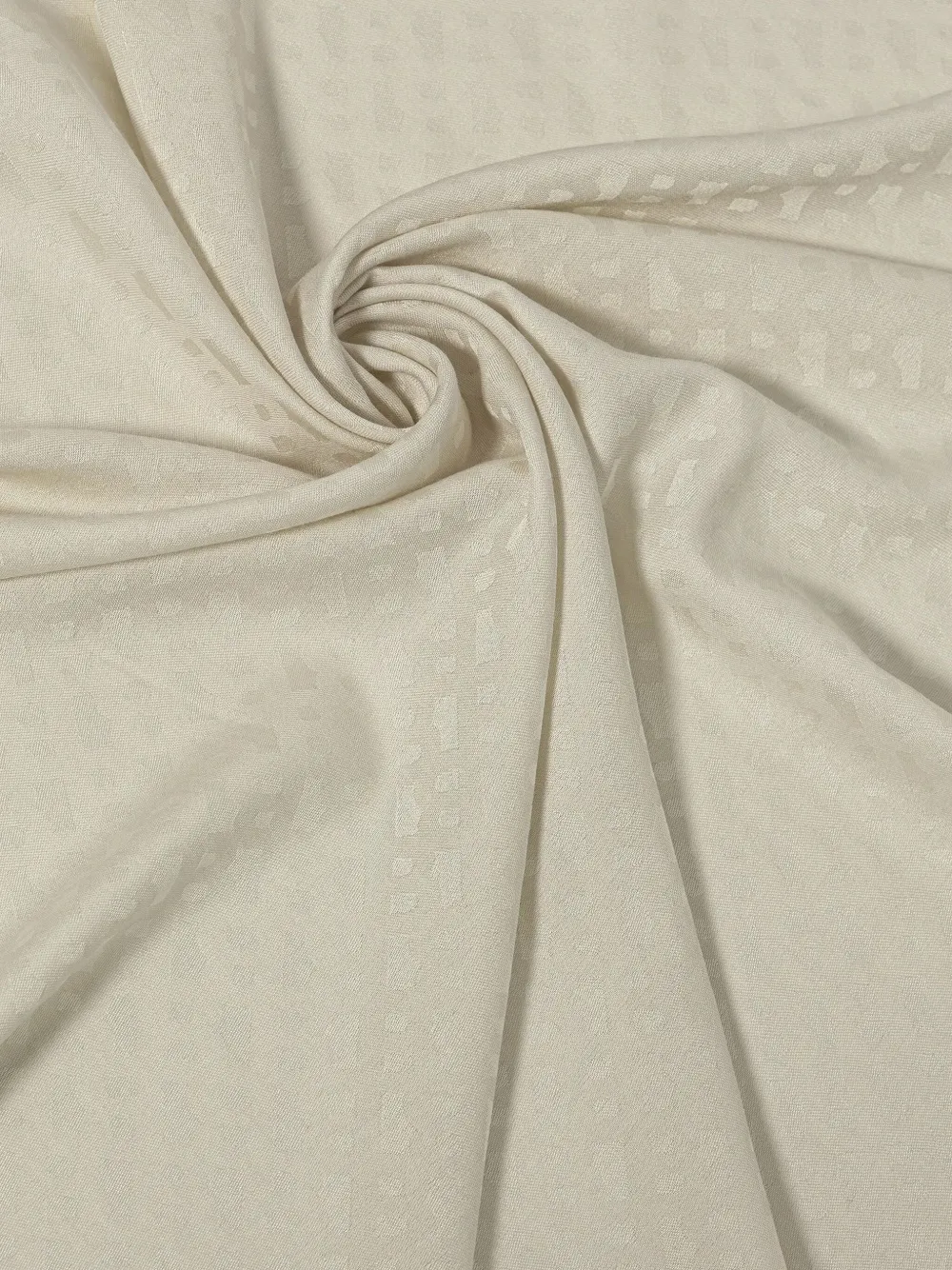 Hugo Boss Monogram-jacquard Scarf In Gray