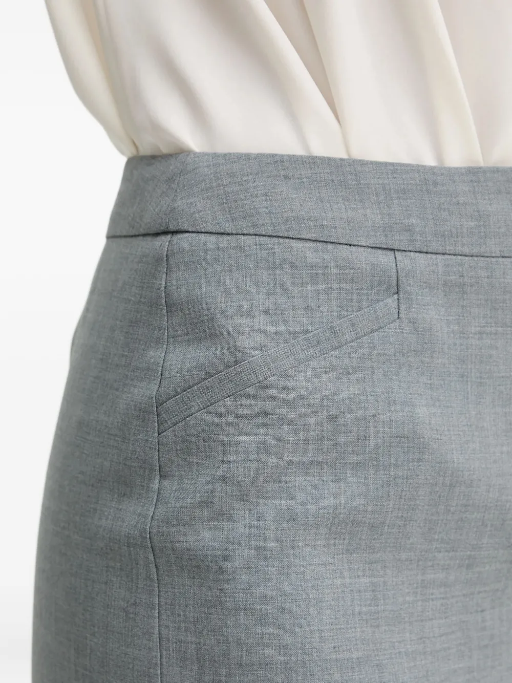 BOSS Midi-kokerrok Grijs