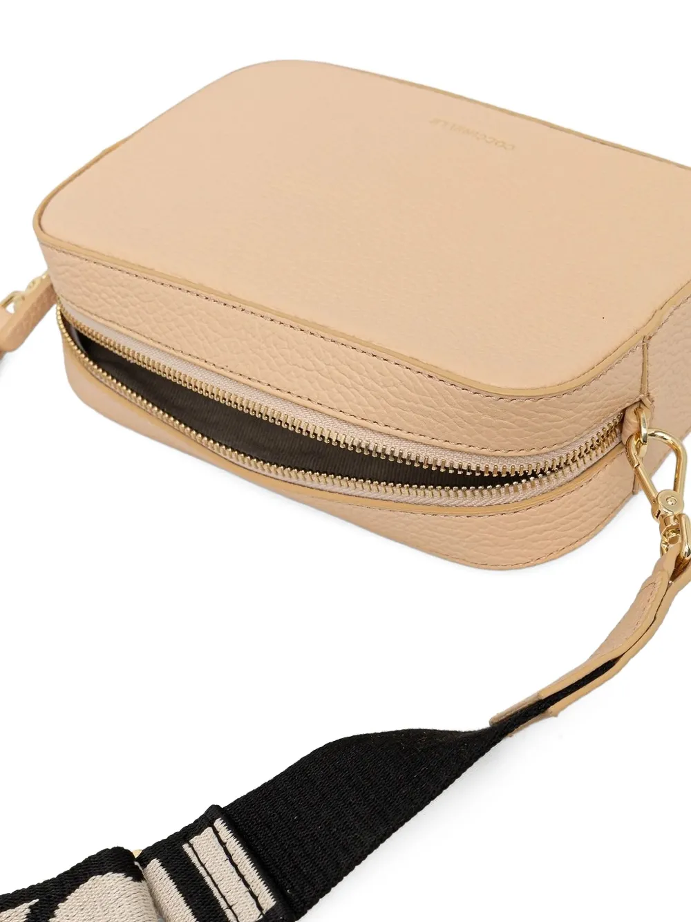 Coccinelle Crossbodytas met rits Beige