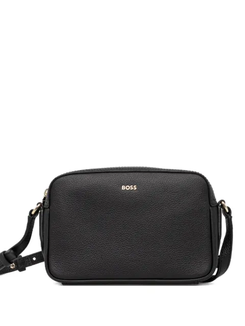 BOSS logo-plaque crossbody bag