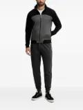 BOSS two-tone zip-up sweater - Grey