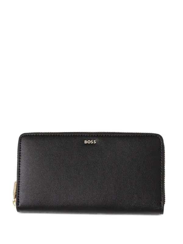 美品✨HUGO BOSS クロコ型押 カーフレザー ブラック 本革 L相当 希少