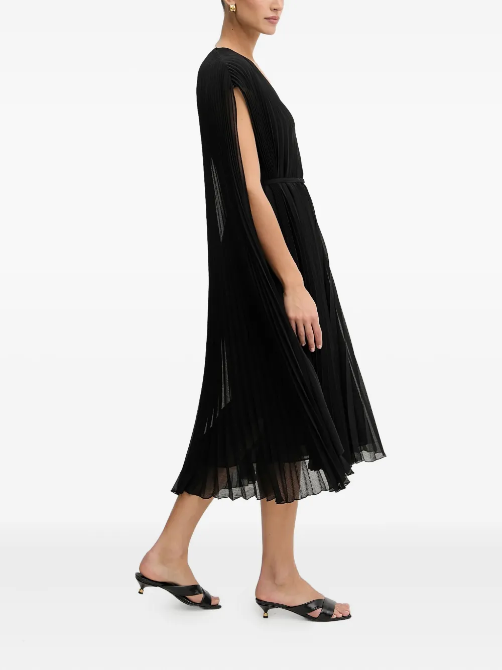 BOSS pleated cape dress | Day Dresses | Image 2