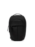 BOSS logo-appliqué single-strap backpack - Black