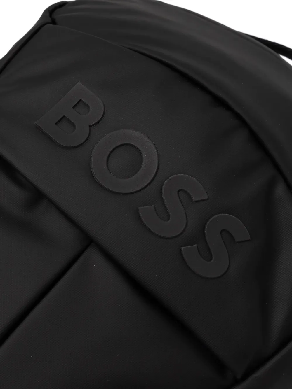BOSS Rugzak met enkele band en logo-applicatie Zwart