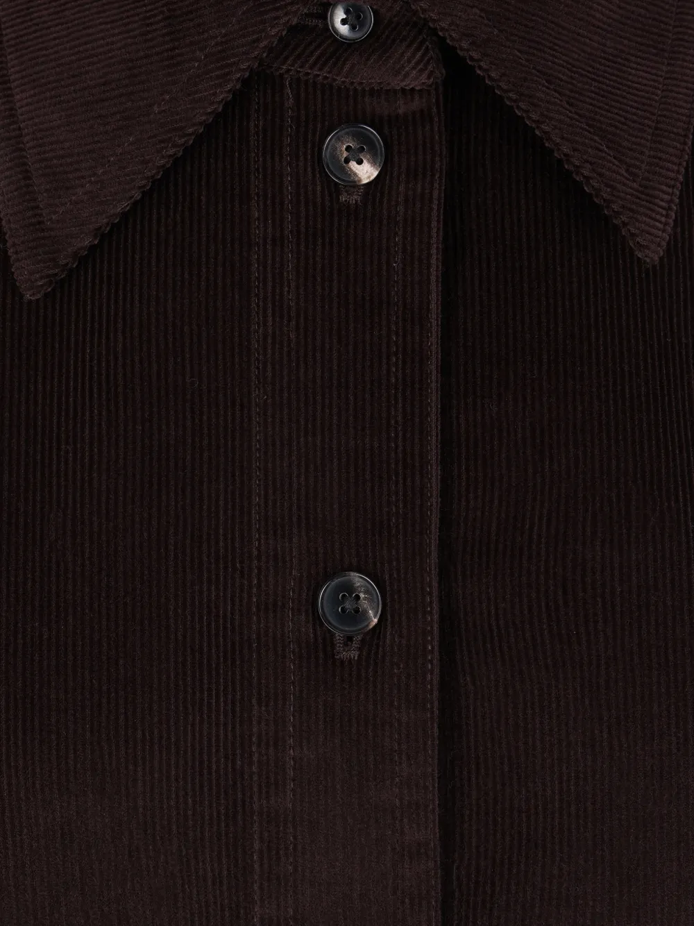 Co Rduroy Overshirt In Brown