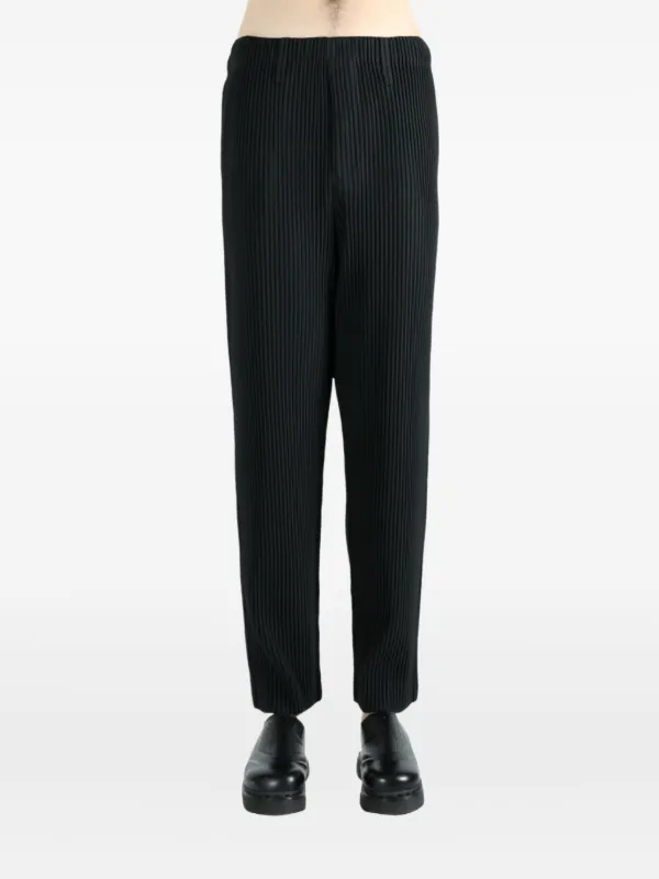 Homme Plissé Issey Miyake Pleated Trousers | ブラック | FARFETCH JP Homme Plissé Issey Miyake Pleated Trousers | ブラック | FARFETCH JP