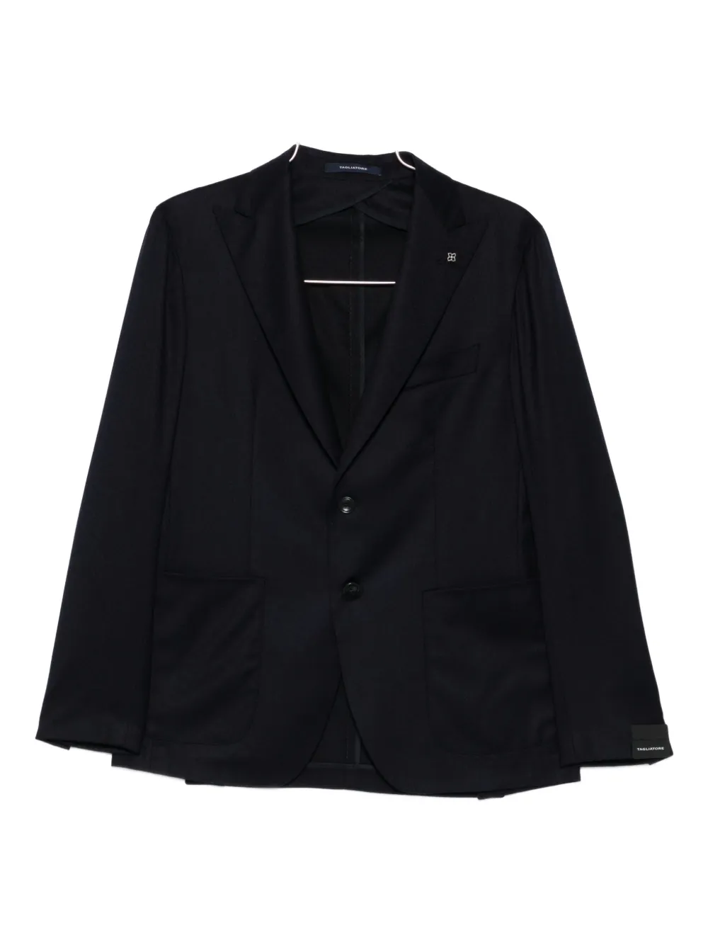 Tagliatore lapel-detail single-breasted suit - Blu