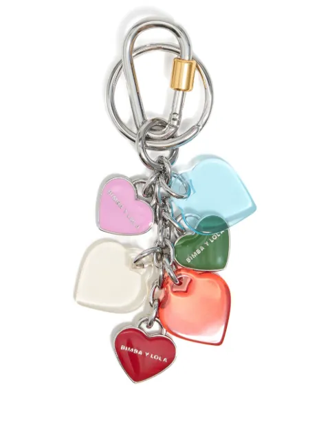 Bimba y Lola hearts-pendants keyring