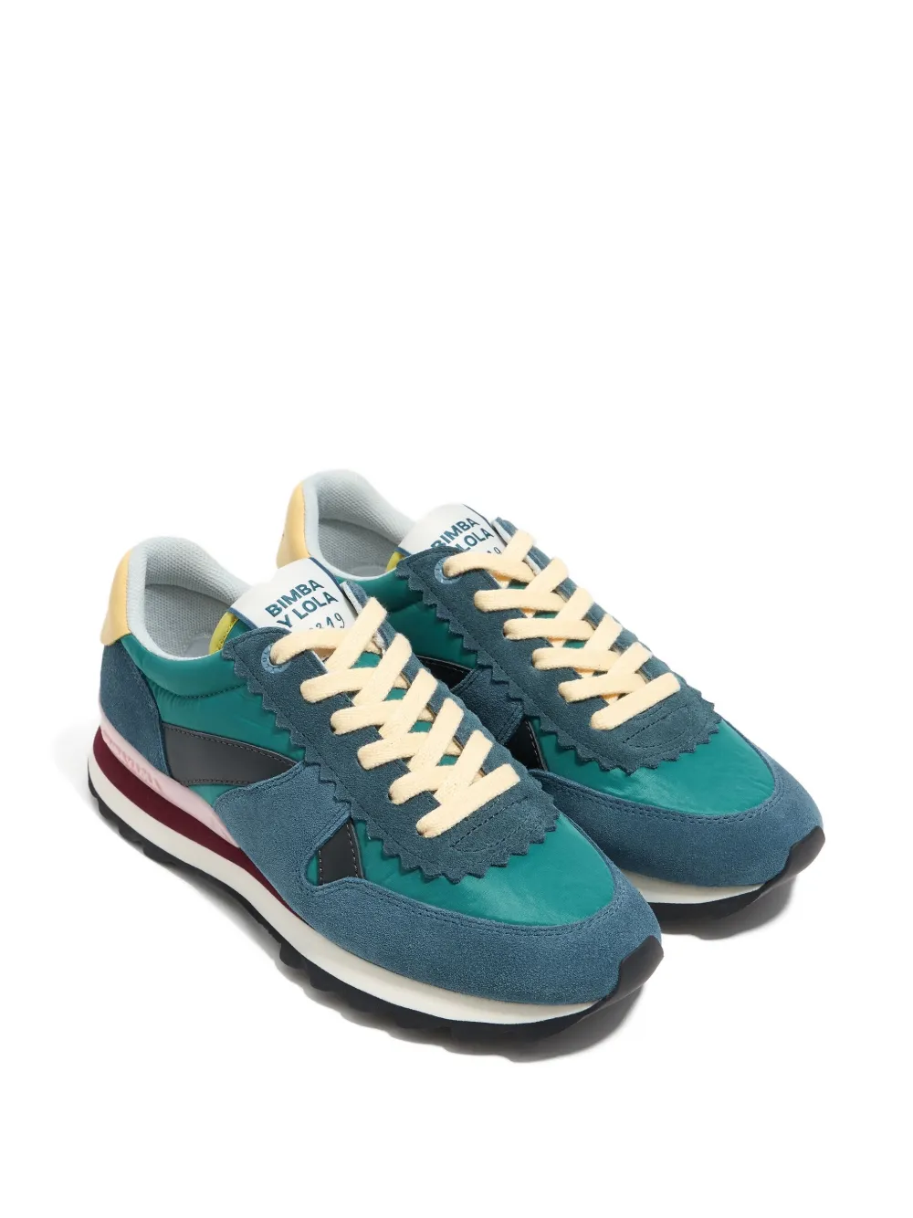 Bimba y Lola Sneakers met logoprint - Groen