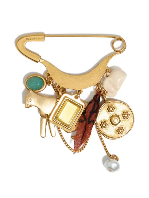 Bimba y Lola assorted-charms brooch