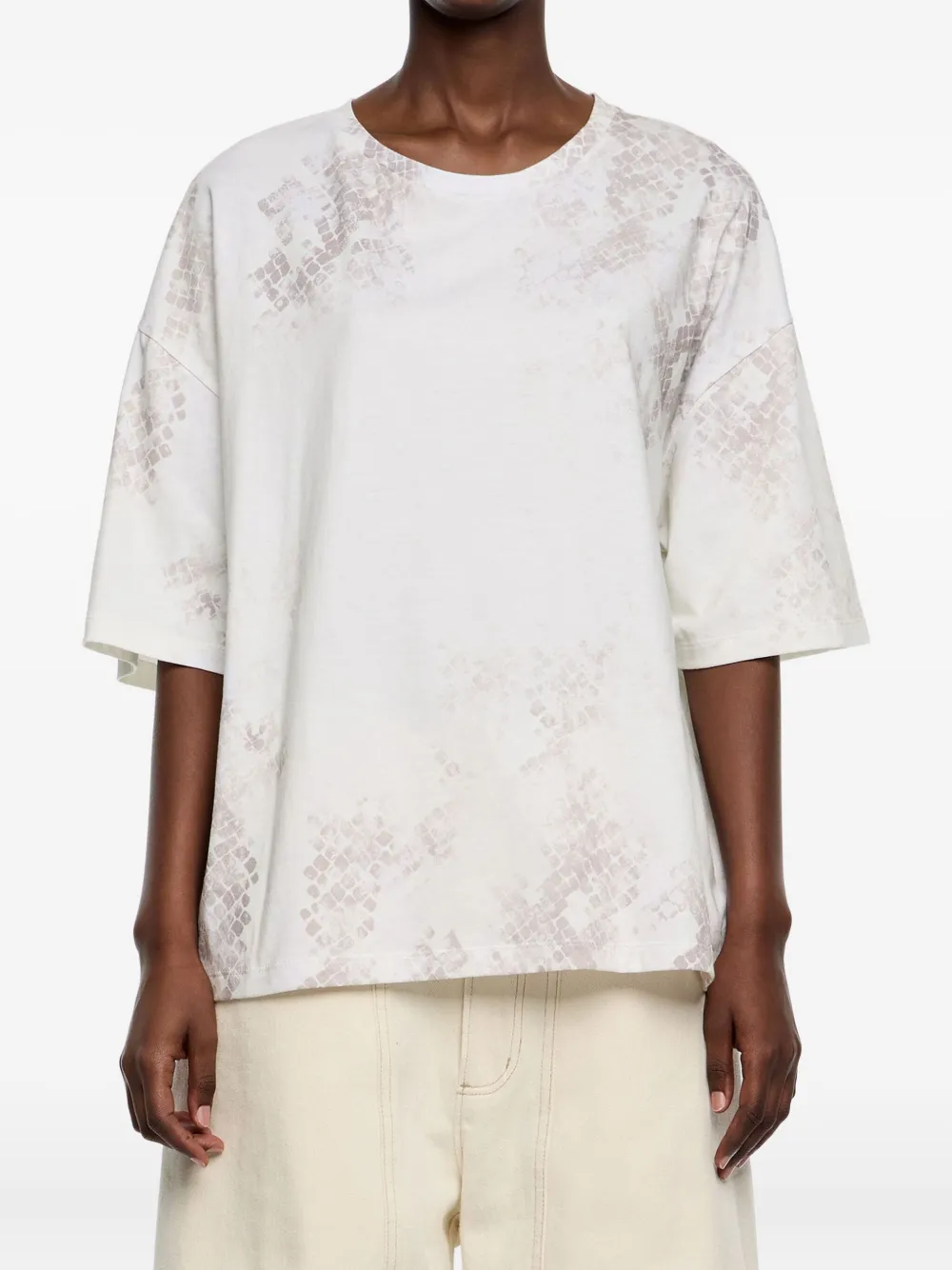 Bimba y Lola playera con estampado de piel de serpiente | Playeras y jerséis | Image 2