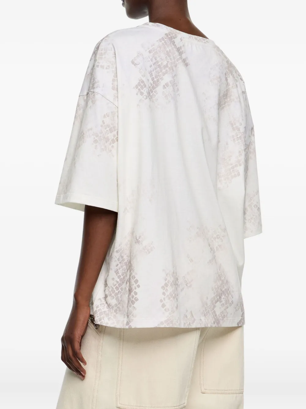 Bimba y Lola T-shirt met print Beige