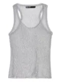 Bimba y Lola lurex knitted top - Grey