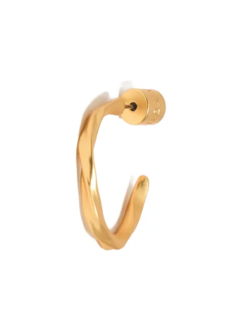 Bimba y Lola twisted hoop earrings