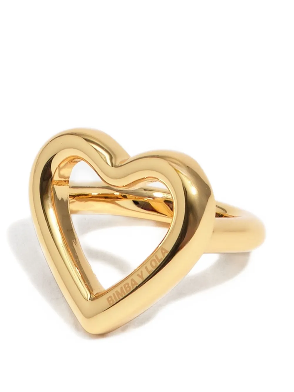 Bimba Y Lola Heart-shaped Leopard-print Bag Charm In Black