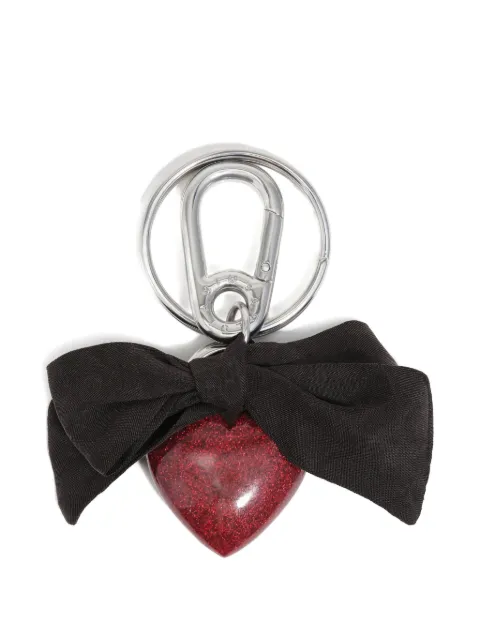 Bimba y Lola llavero en forma de corazón con detalle de moño