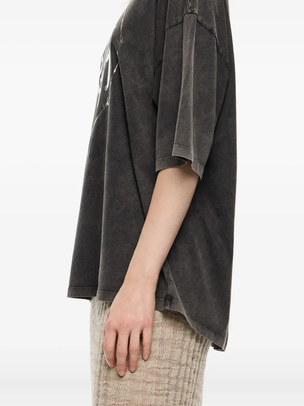 Bimba y Lola T-shirt met hartlogo Zwart