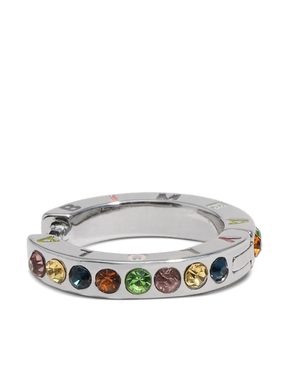Bimba Y Lola Crystal-embellished Hoop Earrings In Multi