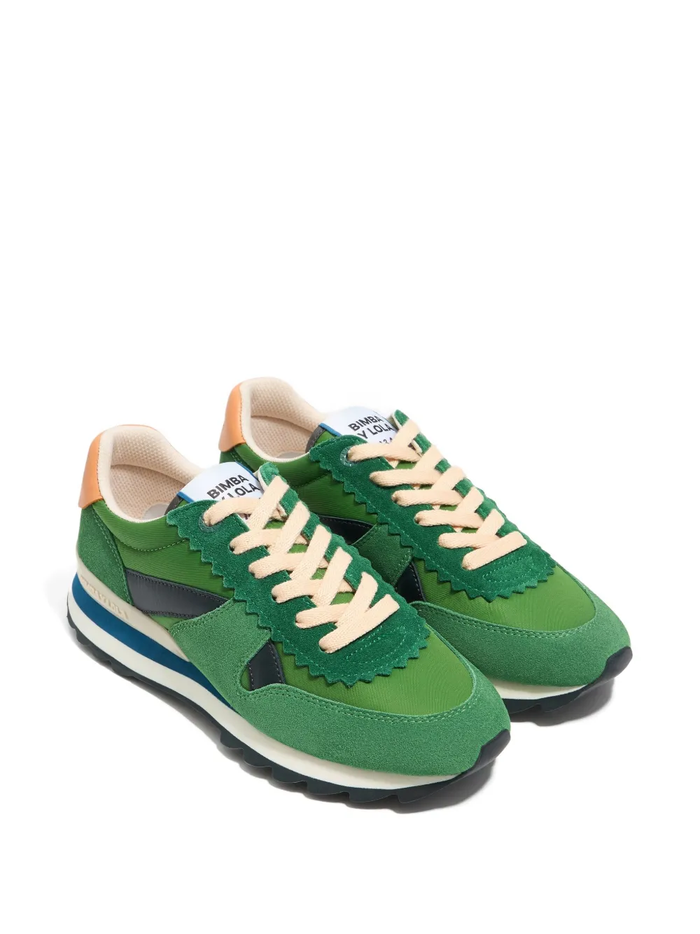 Bimba y Lola logo-print sneakers Green