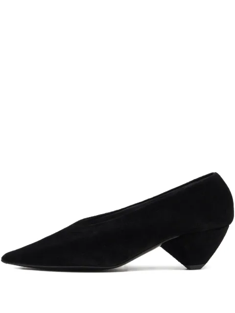 Bimba y Lola suede pointed-toe pumps