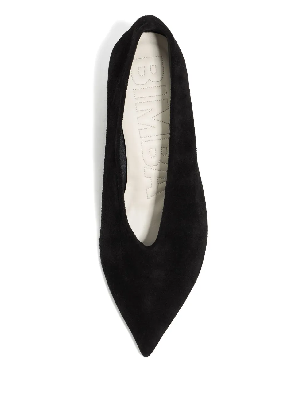 Bimba Y Lola Suede Pointed-toe Pumps In Black