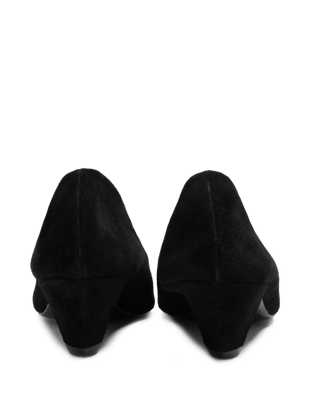 Bimba Y Lola Suede Pointed-toe Pumps In Black