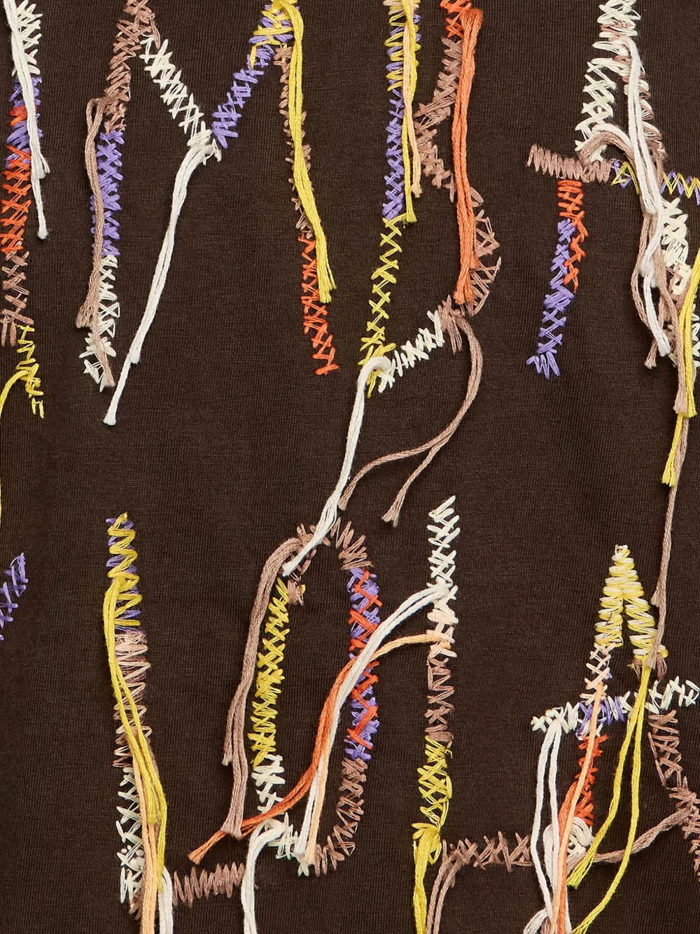 Bimba y Lola T-shirt met geborduurd logo Bruin