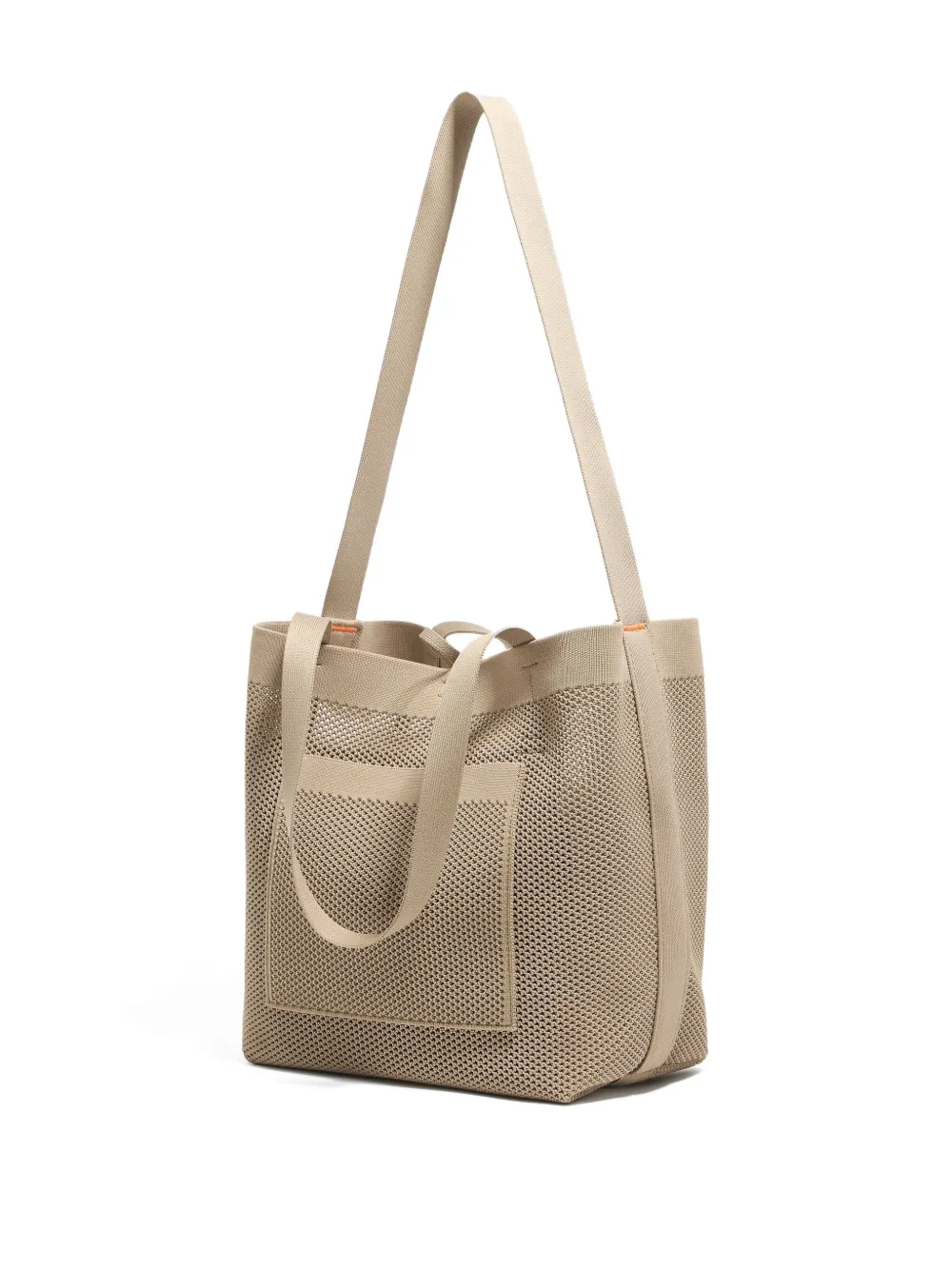 Bimba Y Lola Medium Flyknit Tote Bag In Neutral