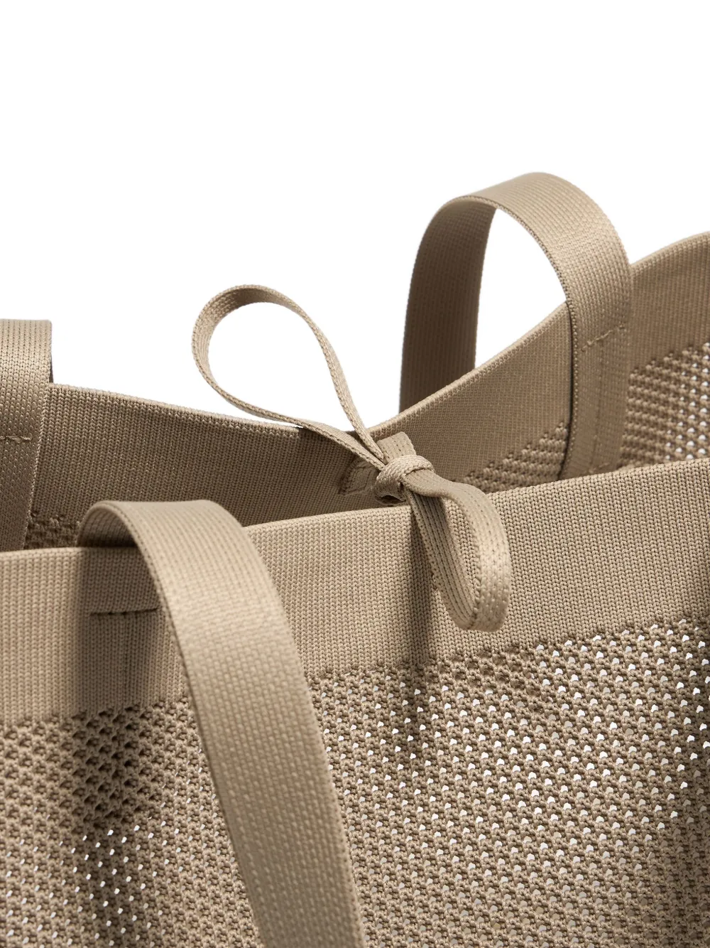 Bimba Y Lola Medium Flyknit Tote Bag In Neutral