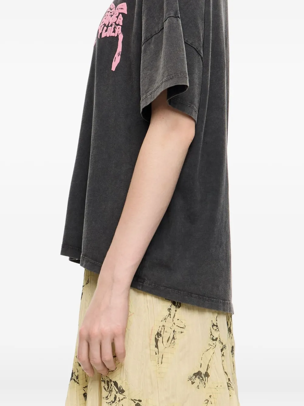 Bimba y Lola T-shirt met logoprint Zwart