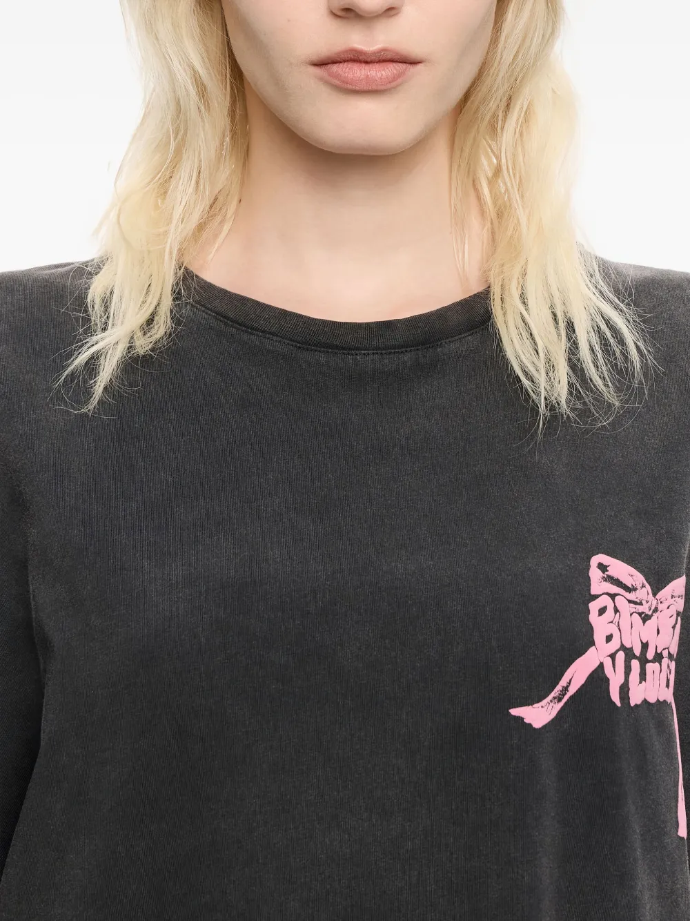 Bimba y Lola T-shirt met logoprint Zwart