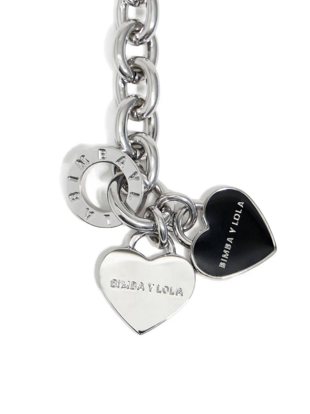 Bimba Y Lola Heart-charm Chain Bracelet In Metallic
