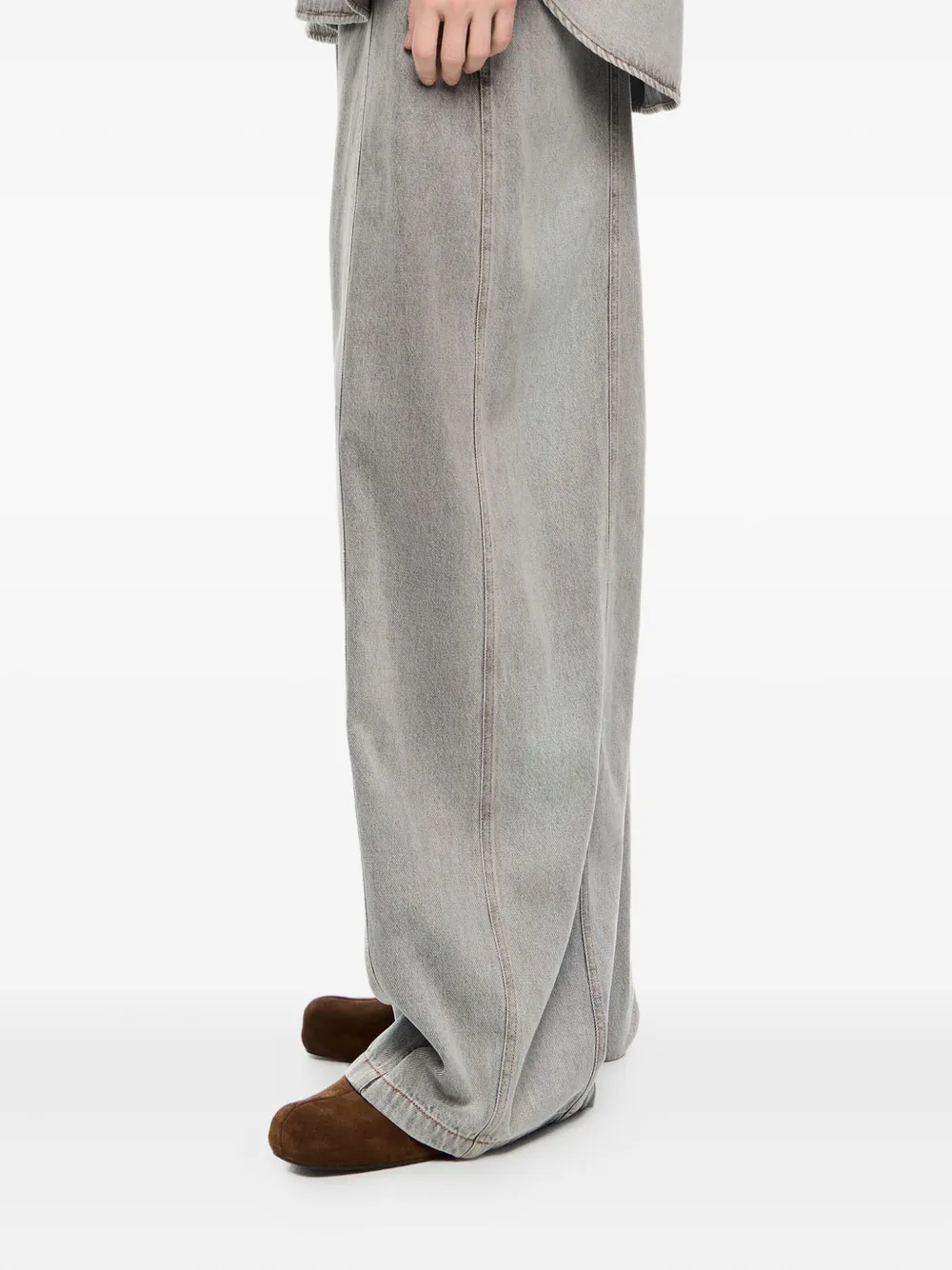 Bimba y Lola Jeans met elastische taille Grijs