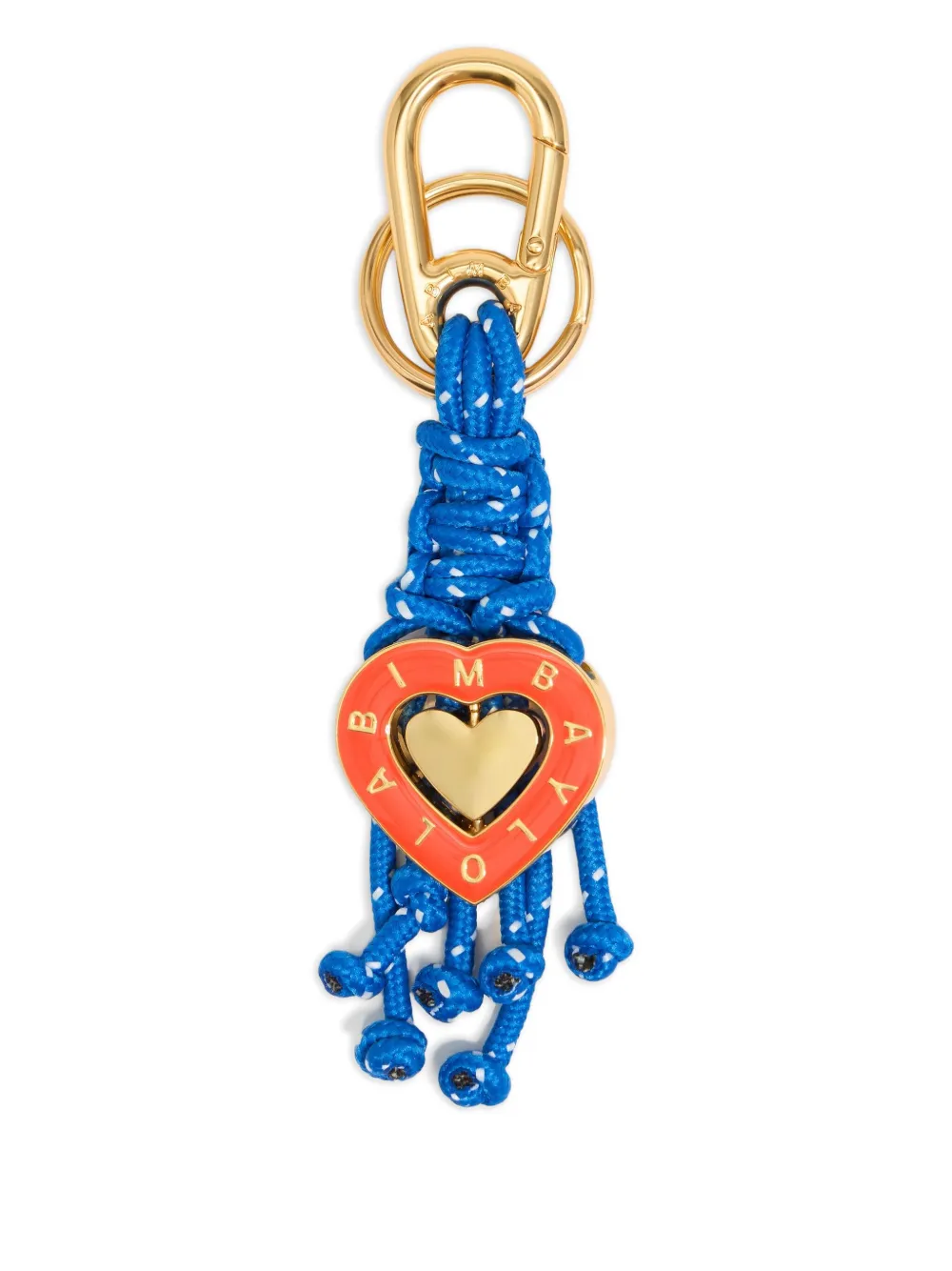 Bimba y Lola ハートチャーム キーホルダー - ブルー Bimba y Lola ハートチャーム キーホルダー - ブルー