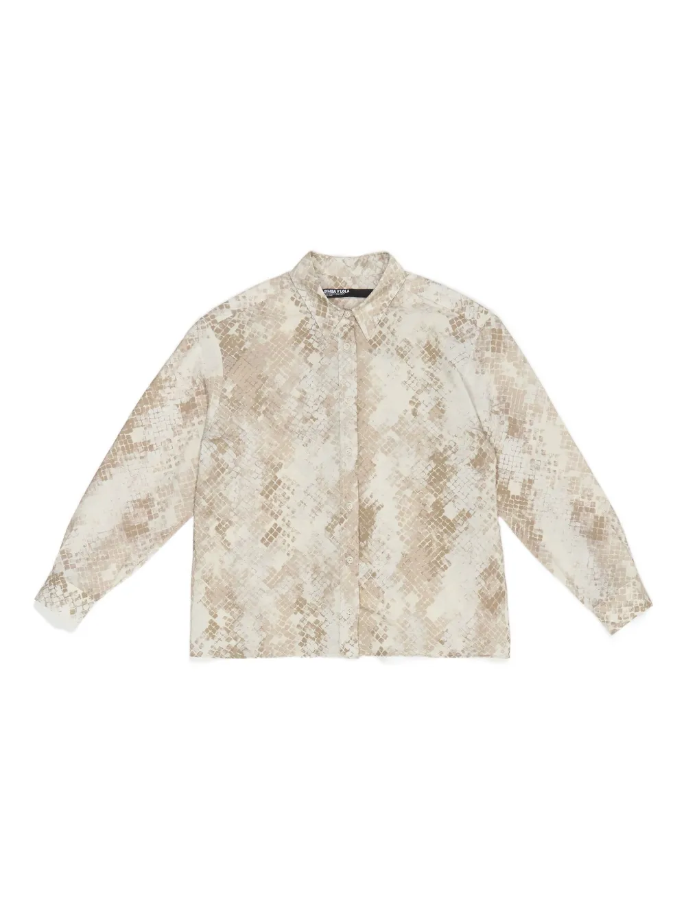 Bimba y Lola スネークプリント シャツ - ニュートラル Bimba y Lola スネークプリント シャツ - ニュートラル