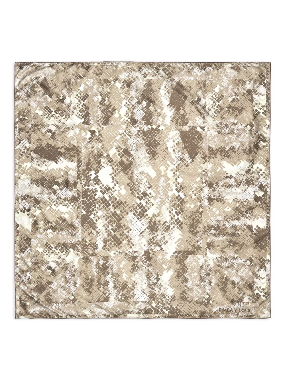 Bimba y Lola snake-print scarf | Neutrals | Image 1