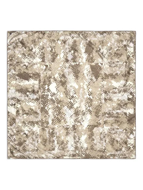 Bimba y Lola snake-print scarf