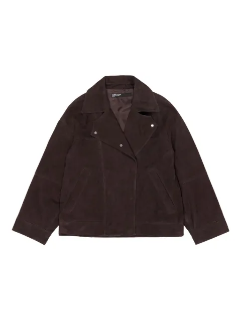 Bimba y Lola double-breasted suede jacket
