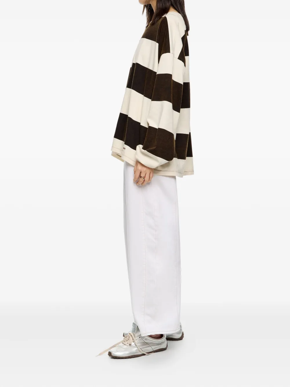 Bimba y Lola Katoenen jeans Wit