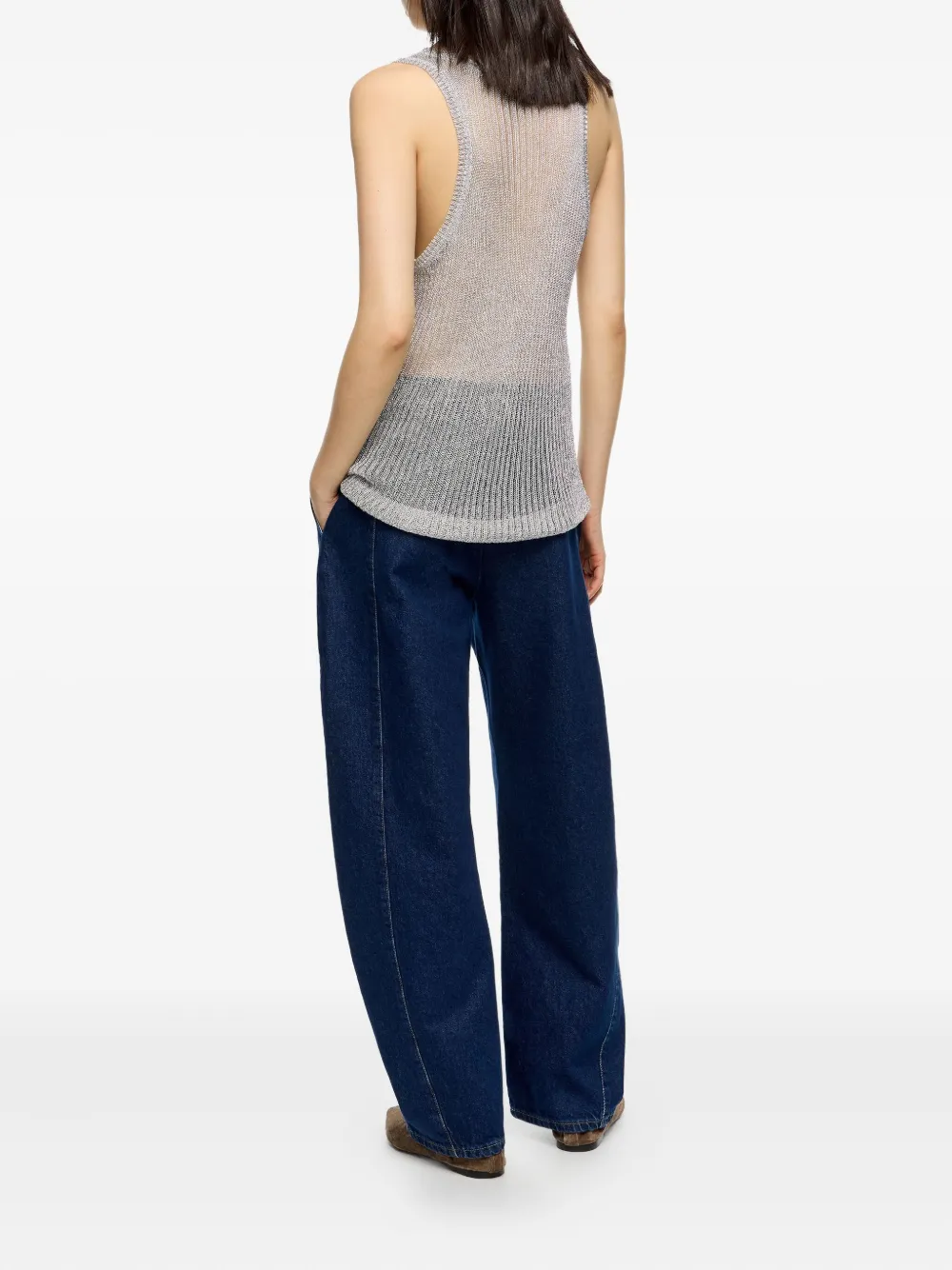 Bimba y Lola Jeans met gespvlak Blauw