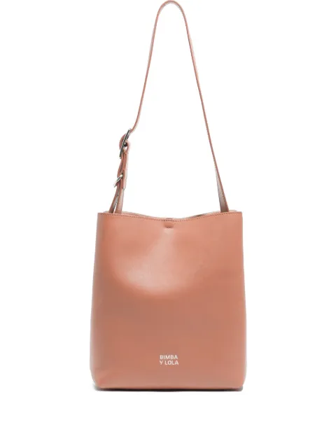 Bimba y Lola medium Carlino buckle leather shoulder bag