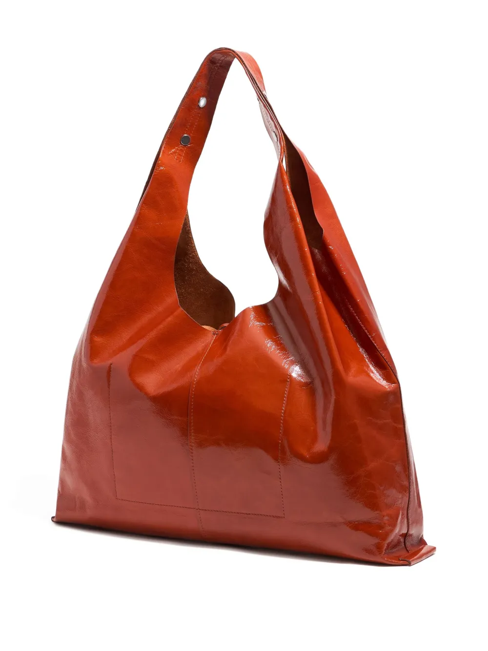 Bimba Y Lola Maxi Bikini Paper Shoulder Bag In Red
