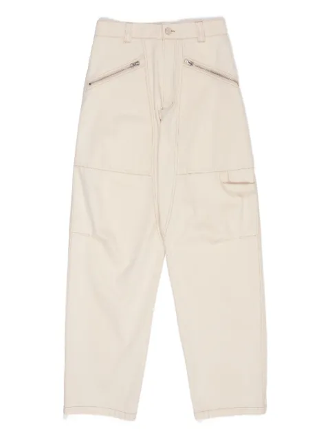 Bimba y Lola zip-pocket cotton trousers