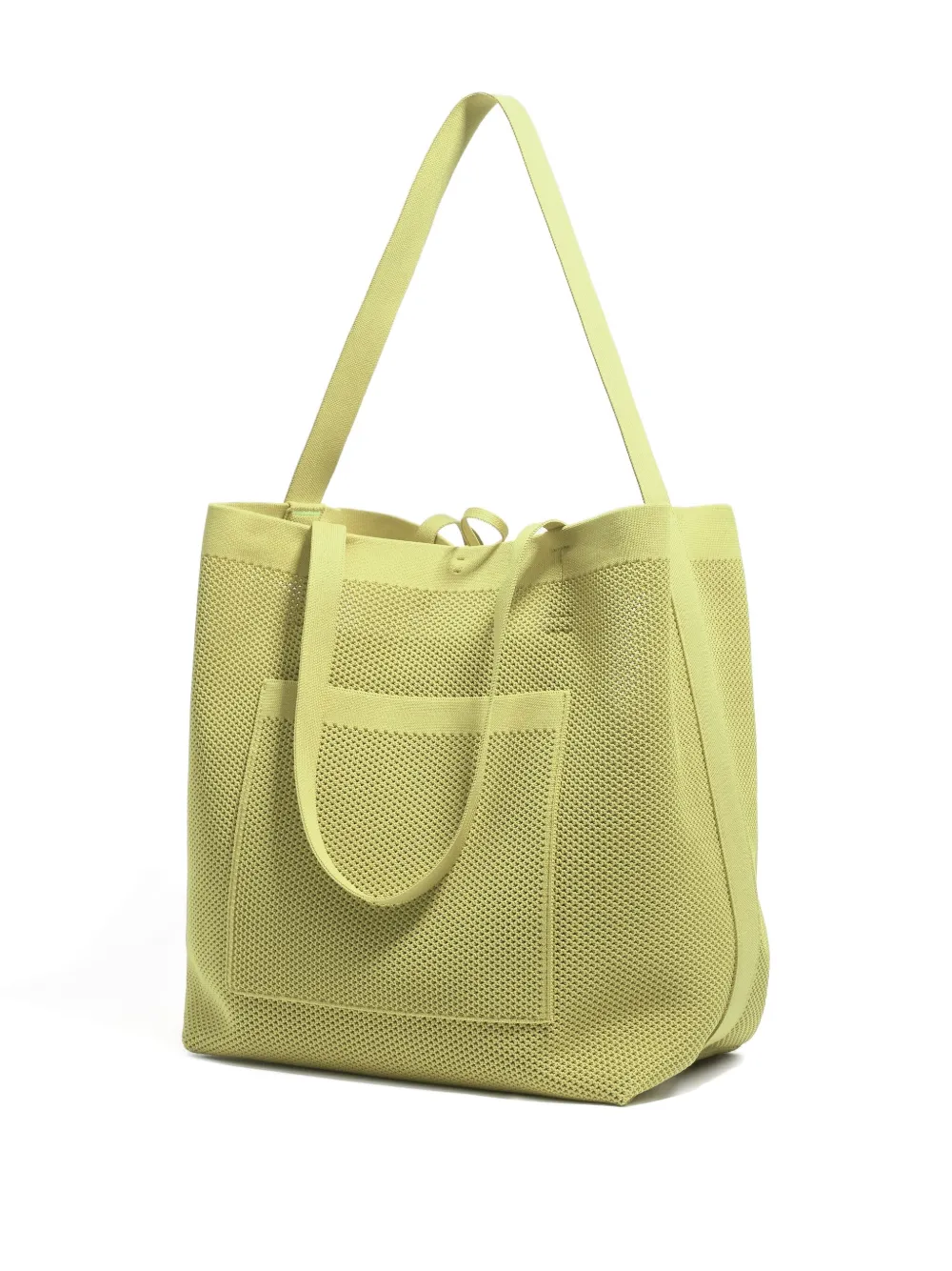 Bimba Y Lola Large Chihuahua Knit-mesh Tote Bag In Green