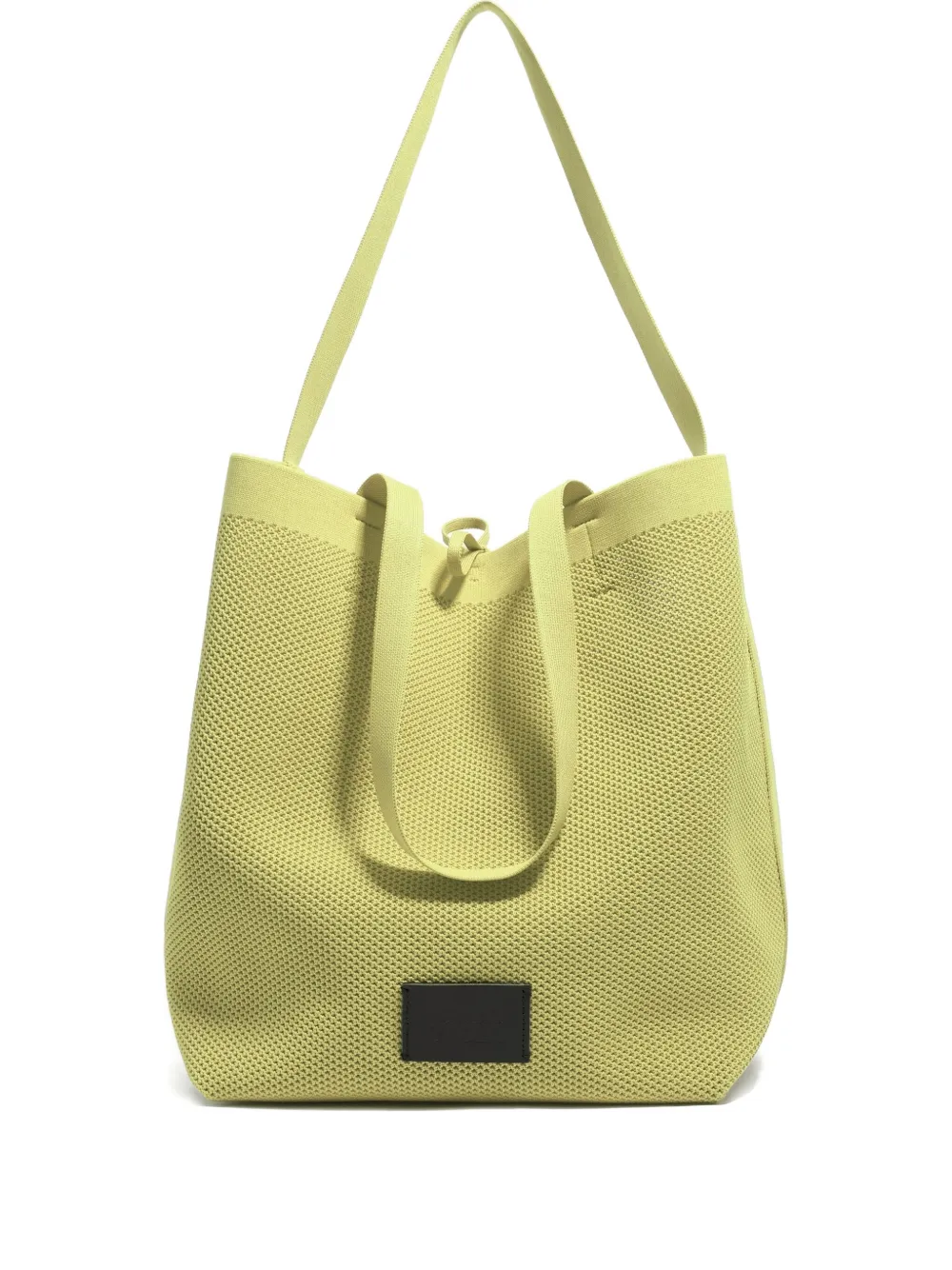 Bimba Y Lola Large Chihuahua Knit-mesh Tote Bag In Green